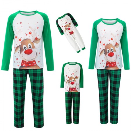 Plaid Printed Loungewear Christmas Family Matching Pajamas