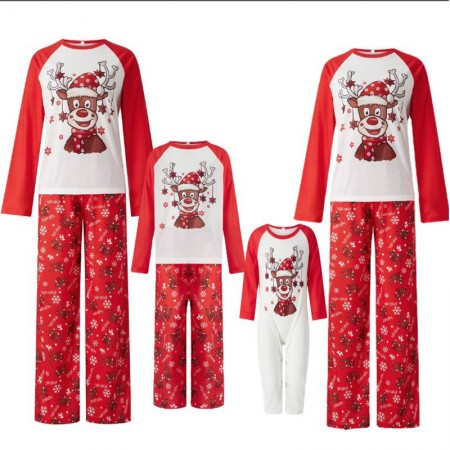 Cartoon Matching Christmas Family Parent-Child Pajamas